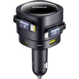 Baseus Enjoyment Max Car Charger 90W USB-C Lightning USB-A USB-C Ports - Black