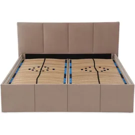 Halmon Schlafkomfort Betten Dalas Sahara 160 x 200 cm H3 Beige