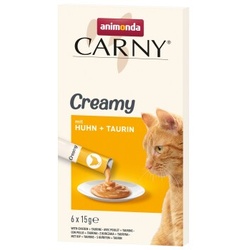 animonda Carny Adult Creamy 11x6x15 g mit Taurin Huhn