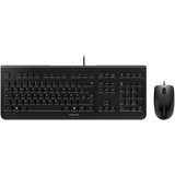 Cherry DC 2000 - Tastatur-und-Maus-Set - USB - Ungarisch - Schwarz