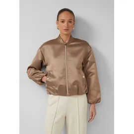 s.Oliver Gefütterter Blouson aus Satin mit Gummizug und Pattentaschen - 38