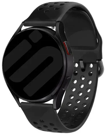 Strap-it Coros Pace 3 Armband Silikon für Coros Pace 3 - Schwarz - Schnallenverschluss