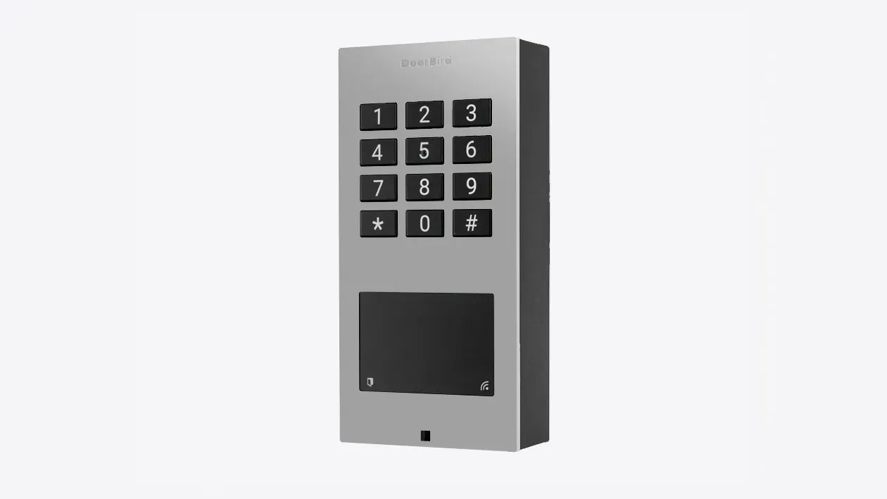 DoorBird A1121 Aufputz IP Zutrittskontrollsystem Weißaluminium, Edelstahl, pulverbeschichtet, seidenmatt