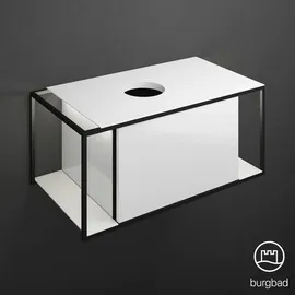 Burgbad Schrank mit Konsolenplatte 1 Auszug 90 x 39,5