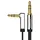 UGREEN Aux Kabel Auto 3.5 mm klinkenkabel 90 Grad Aux Kabel mit Winkelstecker für Auto Audiosystem, TV, Soundbar, Lautsprecher, Handy, Kopfhörer usw.(1m)