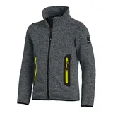 FHB MATS Strick-Fleecejacke Anthrazit 134/140