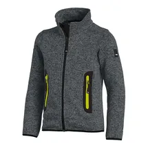 FHB MATS Strick-Fleecejacke Anthrazit 134/140