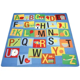 Eduplay Buchstaben Kinderteppich 0 x 0 cm Mehrfarbig