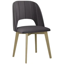 Mirjan24 Esszimmerstuhl Monti IV Textil grau