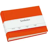 Semikolon Fotoalbum klein orangefarben