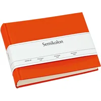 Semikolon Fotoalbum klein orangefarben