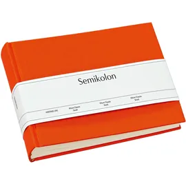 Semikolon Fotoalbum klein orangefarben