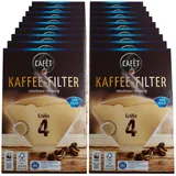 Cafet Kaffeefilter Größe 4 100 Stück, 18er Pack