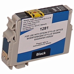 Kompatible Druckerpatrone Schwarz für Epson Stylus BX305F BX305FW S22 SX125 SX130 SX230 SX235 SX235W SX420W SX425W SX430W SX435W SX438W SX440W von ABC