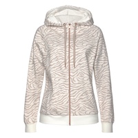 LASCANA Kapuzensweatjacke Damen beige-nougat Gr.44/46