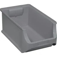 Allit 456273 Werkstatt Sichtlagerkasten ProfiPlus Box RE 4 stapelbar (L x B x H) 355 x 205 x 150 mm Grau 1 St.