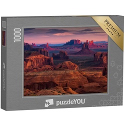 puzzleYOU Puzzle In der Nähe von Monument Valley, Arizona, 1000 Puzzleteile, puzzleYOU-Kollektionen Amerika
