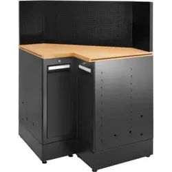 Facom JLS3 Eckunterschrank Holzplatte schwarz