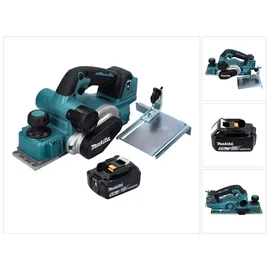 Makita DKP 181 T1 Akku Hobel Falzhobel 82 mm 18 V Brushless + 1x Akku 5,0 Ah - ohne Ladegerät