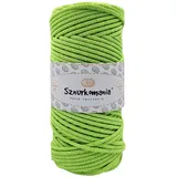 Baumwollkordel 3mm 100m, 46 Farben, Häkelkordel, Geflochten Baumwollkordel 3mm, Makramee Kordel, Makramee Garn, Premium Garn, Makramee Seil (Limette)