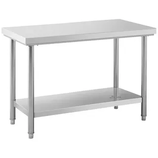 Royal Catering Edelstahltisch - 120 x 60 cm - 137 kg