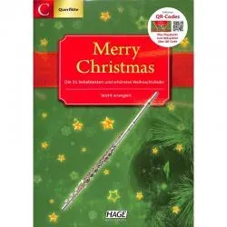 Merry Christmas (+QR-Codes) für Flöte