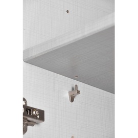 WIMEX Level 250 x 216 x 58 cm Plankeneiche Nachbildung/weiß mit Spiegeltüren
