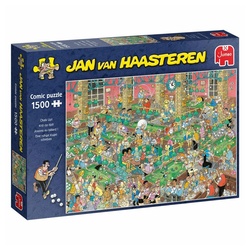 Jumbo Spiele Puzzle Jan van Haasteren - Chalk Up! 1500 Teile, 1500 Puzzleteile bunt