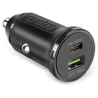 SBS TECRPD25W, Auto Zigarettenanzünder, Schwarz