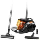 Rowenta RO3753 Compact Power Cyclonic Bodenstaubsauger 1.5 liters, Schwarz, Orange