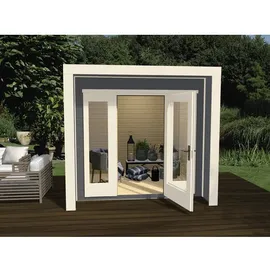 Weka Designhaus 263 2,39 x 2,35 m grau