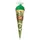 ROTH Schultüte Veganosaurus 22 cm - rund Tüllverschluss - Zuckertüte Schulanfang