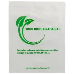 MONOUSO - Flachbeutel Markt Bio Home Compost 30x40cm 15μm (100 Stück)