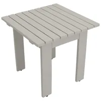 DEGAMO Beistelltisch RIJEKA 46x46x44cm, Eukalyptus weiss beschichtet, FSC®-zertifiziert