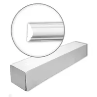 PROFHOME DECOR Wand- und Friesleisten Profhome 651322 Weiß 10 St. 400 x 2,5 x 2,5 cm