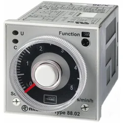 1St. Finder 880202300002 Zeitrelais für Fronteinbau, 7 Zeitfunktionen bis 100 St...