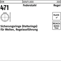 Hörger & Geßler DIN 471 Sicherungsringe Federstahl 58 x 2 S