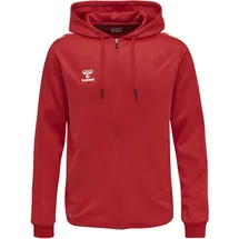 hummel hmlCORE XK Poly Zip Hood Sweat Herren Rot L