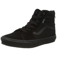 VANS Unisex Kinder Filmore Hi Zip Suede/Canvas Sneaker, (Suede/Canvas) black/black, 37 EU