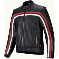 Alpinestars Dyno Lederjacke - Schwarz/Rot/Weiß / XXL
