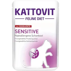 KATTOVIT Sensitive Huhn und Ente 85g Verdauungssystem
