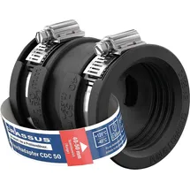 Crassus Schlauchadapter 1 CDC 050 Spannber. 40-50mm EPDM / V2A, 1 Stück, 40-50 mm)