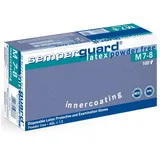 sempermed Semperguard Latex-Einmalhandschuhe, ungepuderte Ausführung, Größe L, 100 Stück, Naturweiß, L (100er Pack)