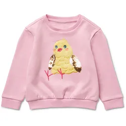 Tchibo - Kinder-Sweatshirt mit angerauter Innenseite - Mädchen - Gr. 110/116 - rosa