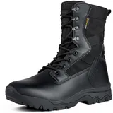 FREE SOLDIER Taktische Herrenstiefel 8 Zoll Leichte Kampfstiefel Langlebige Wildleder Militärische Arbeitsstiefel Wüstenstiefel