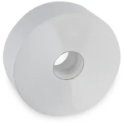 Plock GmbH Jumbo Toilettenpapier SEMYtop - 2 - lagig - Recycling - 6 Rollen - weiß
