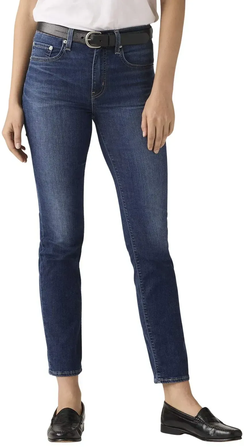 Levi’s 724 Jeans mit hohem Bund in Dunkelblau-W27 / L30
