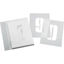 E-COLL Schablonensatz 150mm für Bodenmarkierung