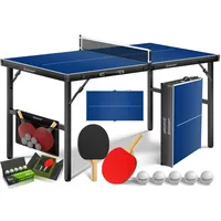 Kesser KESSER® Tischtennisplatte Mini mit Tischtennisschläger-Set, Tischtennisbällen und TT-Netz