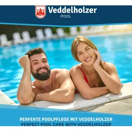 Veddelholzer 5 in 1 Pool Reinigungsset blau Chlorgranulat